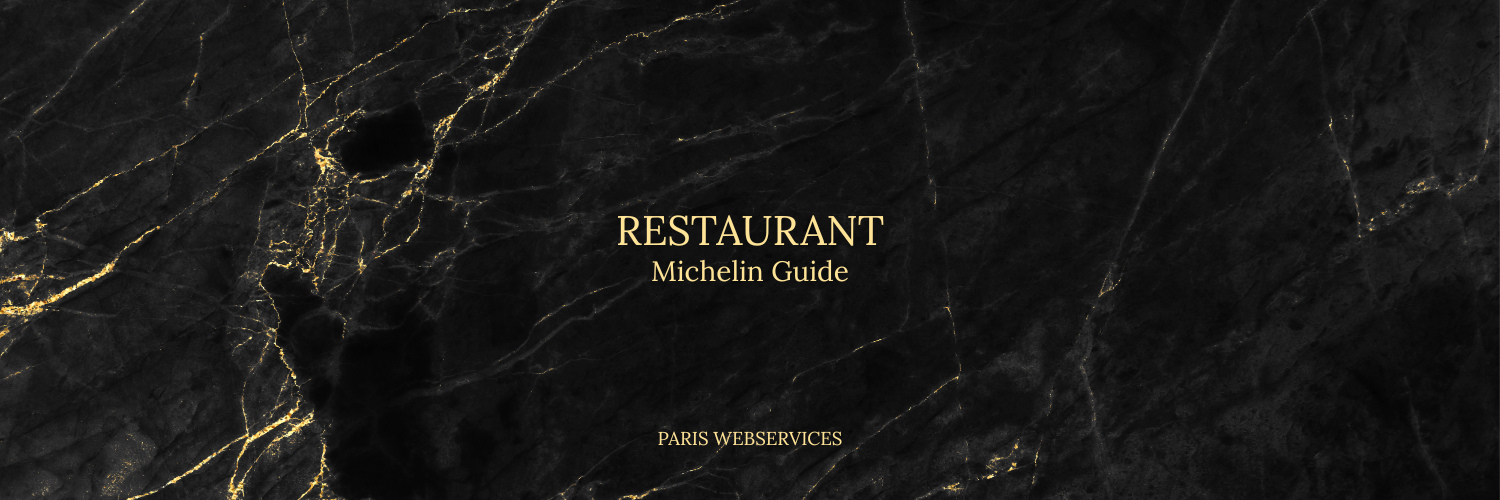 Restaurant Michelin Guide Paris Webservices Black Marble Design