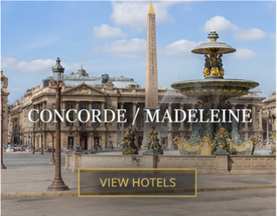 Place de la Concorde and Madeleine area in Paris for hotels near Concorde and Madeleine.
