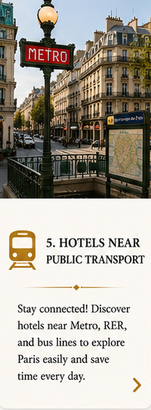 Hotels Near Public Transport in Paris Paris Metro entrance near hotels and central neighborhoods with easy public transport access